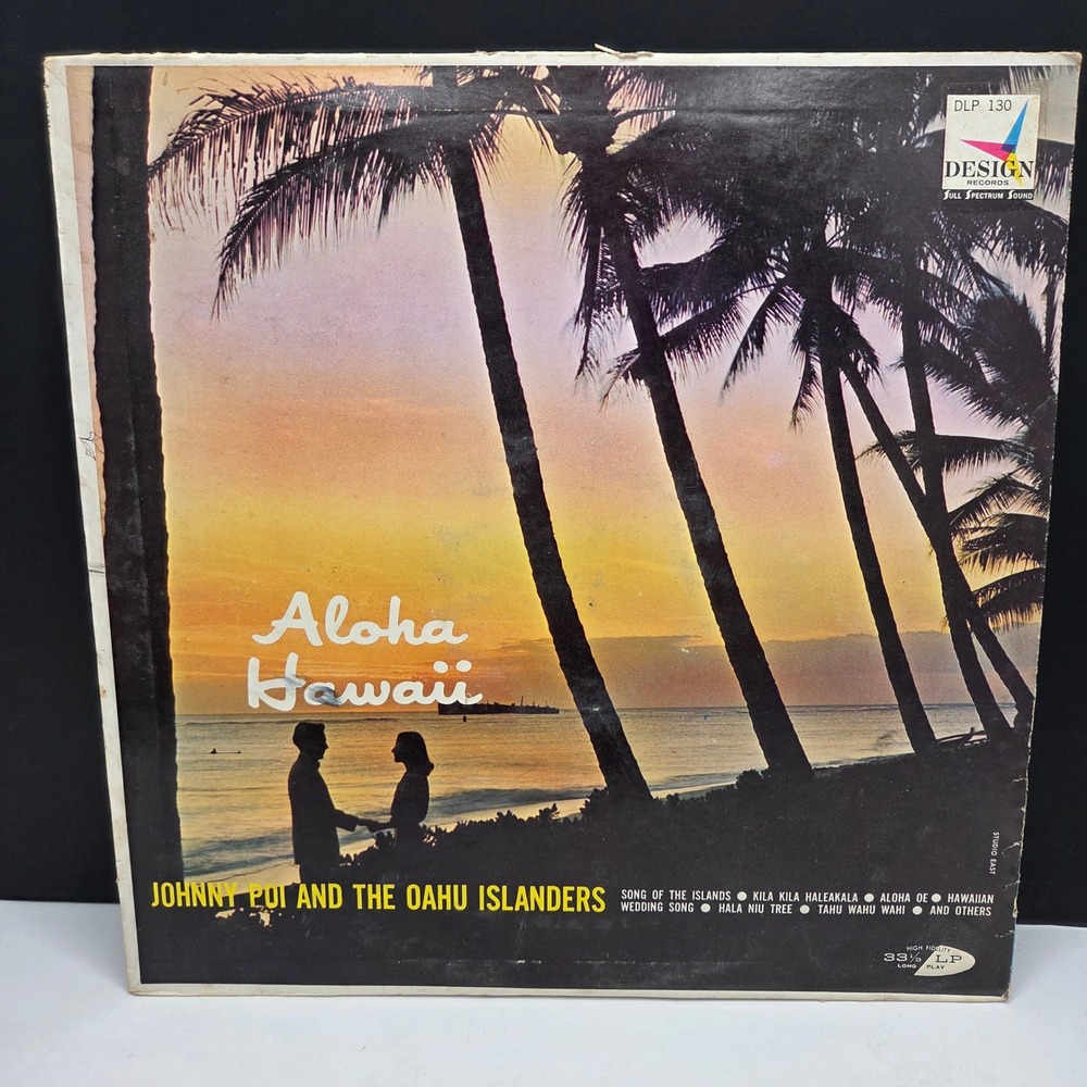Johnny Poi Oahu Islanders Aloha Hawaii Vinyl LP Design DCF-1014 Vintage Exotica